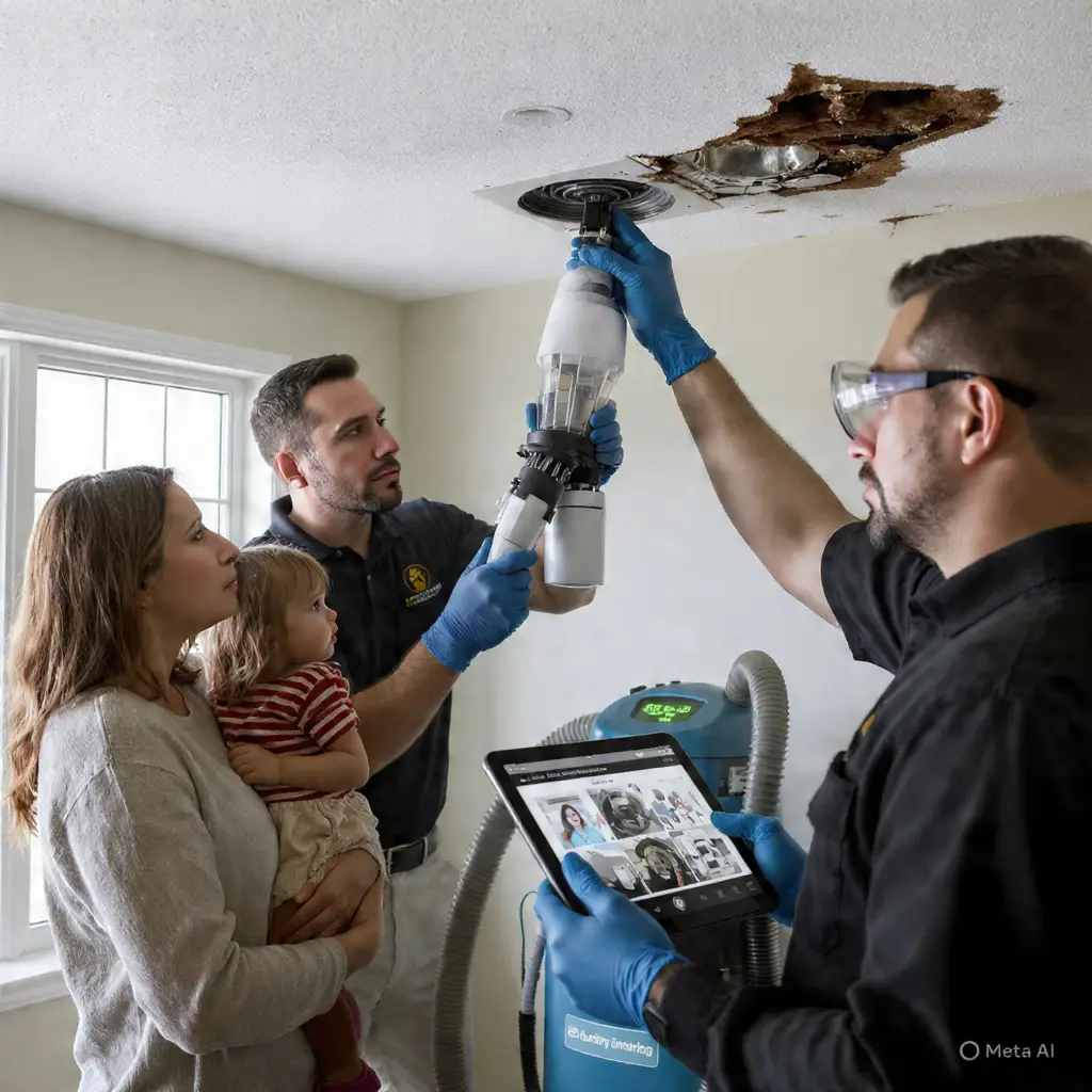 Emergency air duct cleaning for mold and flood damage in Garland TX